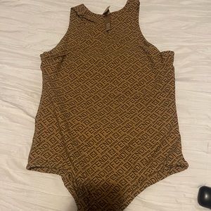 Fendi skims bodysuit size XL, tight fitted. Only worn once in great condition